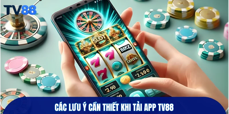 Các lưu ý cần thiết khi tải app TV88