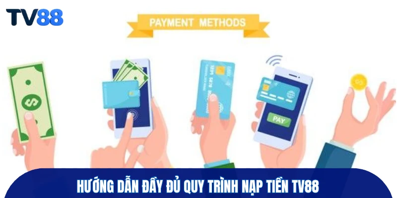 Hướng dẫn đầy đủ quy trình nạp tiền TV88