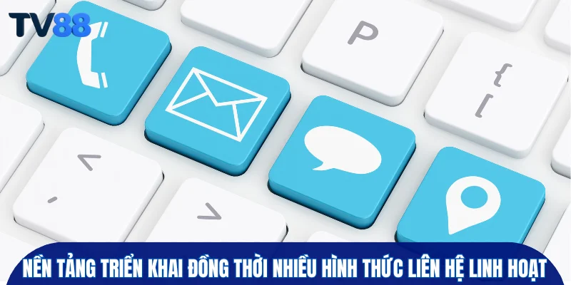 Nền tảng triển khai đồng thời nhiều hình thức liên hệ linh hoạt